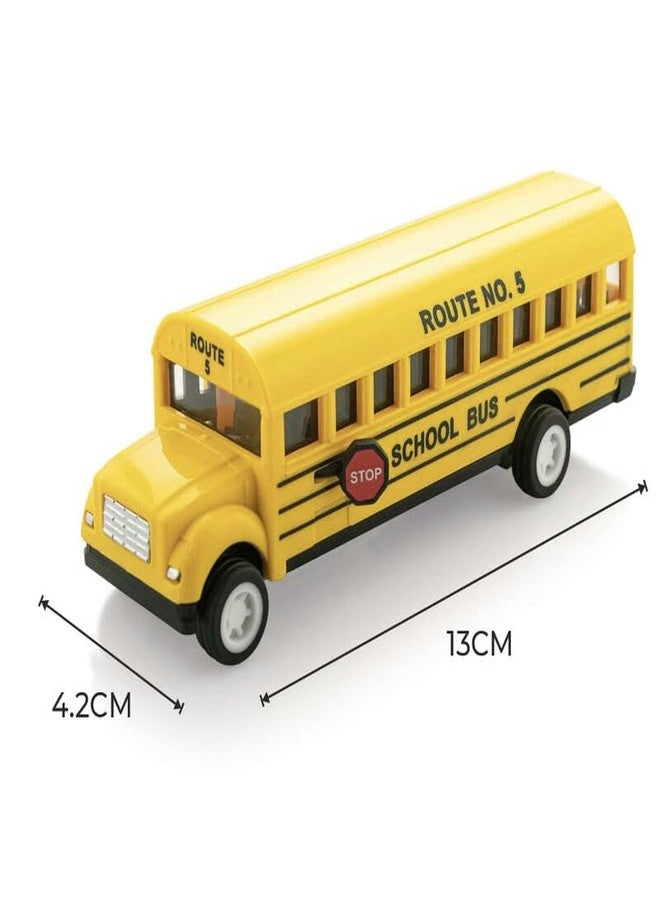 Fair School Bus Yellow | Pull Along Toy | No Remote No Batteries | for Age 5 Years and Above - Image 2